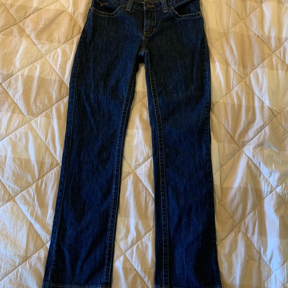 Kimes Ranch Betty Western Mid-Rise Straight Leg Modest Bootcut Blue Jeans Size 6 - Picture 1 of 8